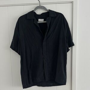 Saturdays New York City Charcoal Button-Up Shirt